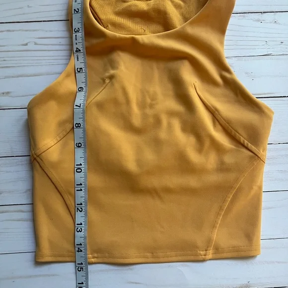 Lululemon Orange Wunder Train Racerback Cropped Tank Top Women's - Picture 8 of 8